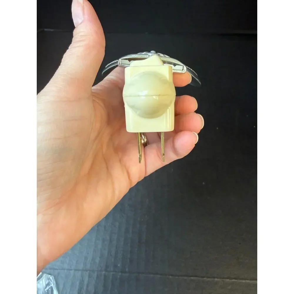 Brighton Heart Shape Nightlight Silver Plated Retired With Box
